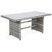 Садові меблі з техноратанга Bergamo Light Grey / Grey Melange