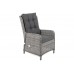 Кутові садові меблі з техноратангу Trivento Light Grey / Grey