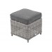 Кутові садові меблі з техноратангу Trivento Light Grey / Grey