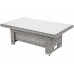 Кутові садові меблі з техноратангу Trivento Light Grey / Grey