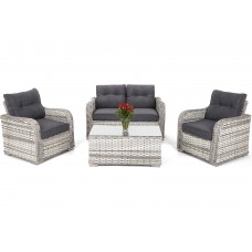 Садові меблі з техноратангу Georgia Light Grey / Grey