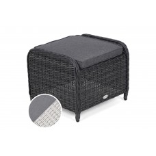 Підставка для ніг з техноротангу Bristol White / Grey