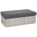 Садовий куточок з техноратангу Santorini Light Grey / Grey Melange