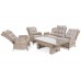 Садові меблі з техноротангу Rosario Beige Melange / Beige