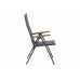 Алюмінієві садові меблі Florence Black / Teak 6+1