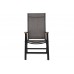 Алюмінієві садові меблі Florence Black / Teak 6+1
