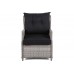 Садові меблі з техноратангу Siena Grande Light Grey / Grey