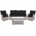Садові меблі з техноратангу Siena Grande Light Grey / Grey