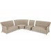 Кутові садові меблі з техноротангу Windsor Beige / Beige Melange