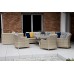 Кутові садові меблі з техноротангу Windsor Beige / Beige Melange