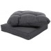 Правий кутовий диван техноротанг Alicante Light Gray / Grey Melange