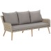 Садові меблі з техноратангу Almeria Beige / Beige Melange