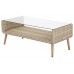 Садові меблі з техноратангу Almeria Beige / Beige Melange