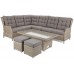 Садовий диван Trivento Plus Beige / Beige Melange з техноратангу