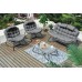 Садові меблі з техноратангу Palermo Grey / Grey