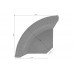 Садовий кутовий диван з техноратангу Andros Grey / Light Grey
