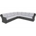 Садовий кутовий диван з техноратангу Andros Grey / Light Grey