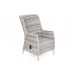 Крісло Bristol Relax Light Grey / Grey Melange з техноратангу