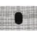 Крісло Bristol Relax Light Grey / Grey Melange з техноратангу