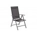 Алюмінієві садові меблі Orlando Basic Black / Black 10+1 з подушками Barbados 10
