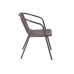 Металеві садові меблі Toscana Summer Basic Black / Brown 6+1
