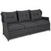 Садові меблі з техноратанга Siena Grande Grey / Grey Melange