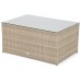 Садовий кутовий диван Amalfi Beige / Beige Melange з техноратангу виставковий