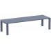 Stol Siesta Vegas 260+40 cm Dark Grey