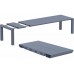 Stol Siesta Vegas 260+40 cm Dark Grey