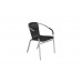 Металеві садові меблі Toscana Summer Silver / Black 4+1