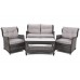 Садові меблі з техноратангу Siena Grey / Light Grey