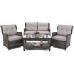 Садові меблі з техноратангу Siena Grey / Light Grey
