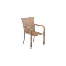 Садове крісло з техноратангу Aranda Beige