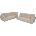 Кутовий диван Virginia Glass Beige / Beige Melange з техноратангу