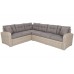 Кутовий диван Virginia Glass Beige / Beige Melange з техноратангу