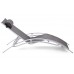 Садовий лежак Aruba Silver/Black