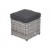 Садовий диван Trivento Plus Light Grey / Grey Melange з техноратангу
