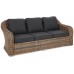 Садові меблі з техноратангу Foggia Ginger Melange / Dark Grey