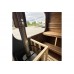 Sauna fińska zewnętrzna Hobbit Однова з балією 220 x 500 см
