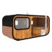 Sauna fińska zewnętrzna Hobbit Однова з балією 220 x 500 см