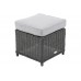 Кутові садові меблі з техноратангу Trivento Grey / Light Grey