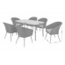 Садові меблі з техноратангу Soria 6+1 Grey / Light Grey
