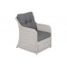 Садові меблі з техноратангу Bergamo White / Grey