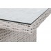 Садові меблі з техноратангу Bergamo White / Grey