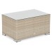 Кутовий садовий диван з техноротангу Kansas Maxi Beige / Beige Melange