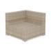 Кутовий диван Kansas Beige / Beige Melange з техноратангу
