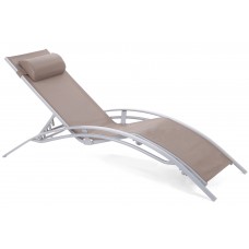 Садовий шезлонг Aruba Silver / Taupe для виставкових цілей