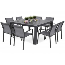 Алюмінієві садові меблі Catania Square Grey / Window Grey 8+1 II. видів