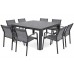 Алюмінієві садові меблі Catania Square Grey / Window Grey 8+1 II. видів