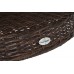 Садові меблі з техноротангу Bristol Round Elegant 150 см Brown Mat / Brown Melange 6+1